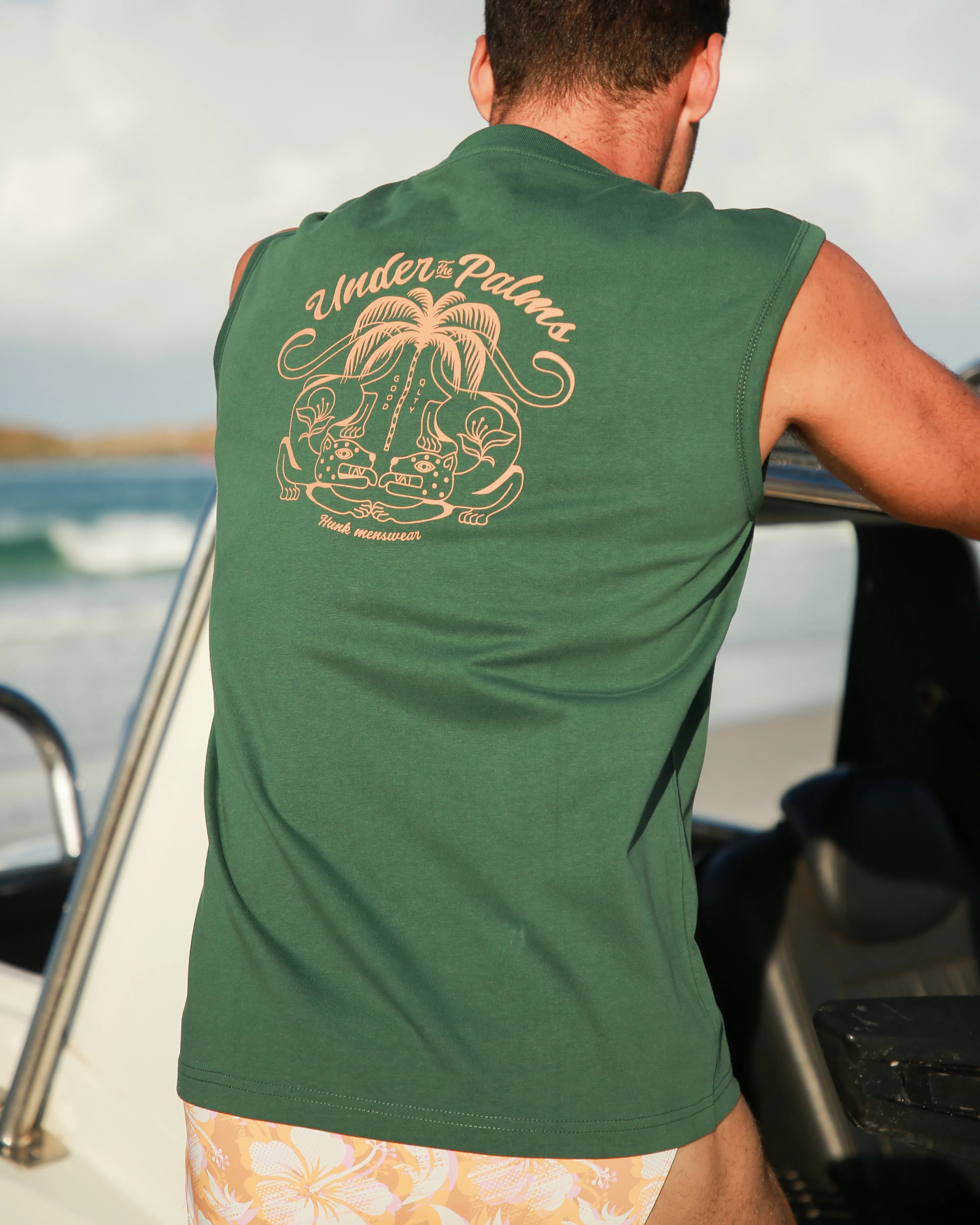 Camiseta Tank Green Coast