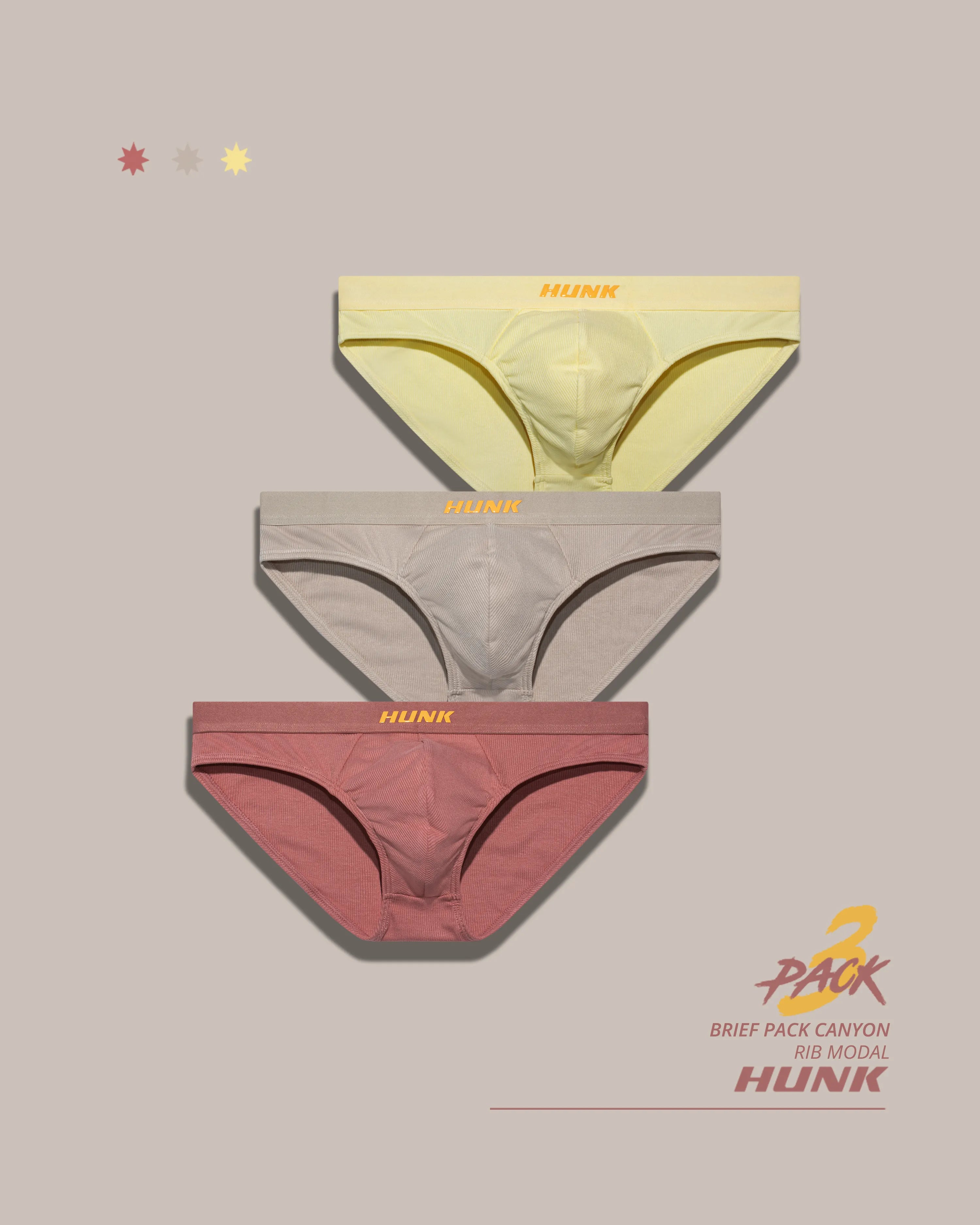 Paquete x3 Briefs Canyon