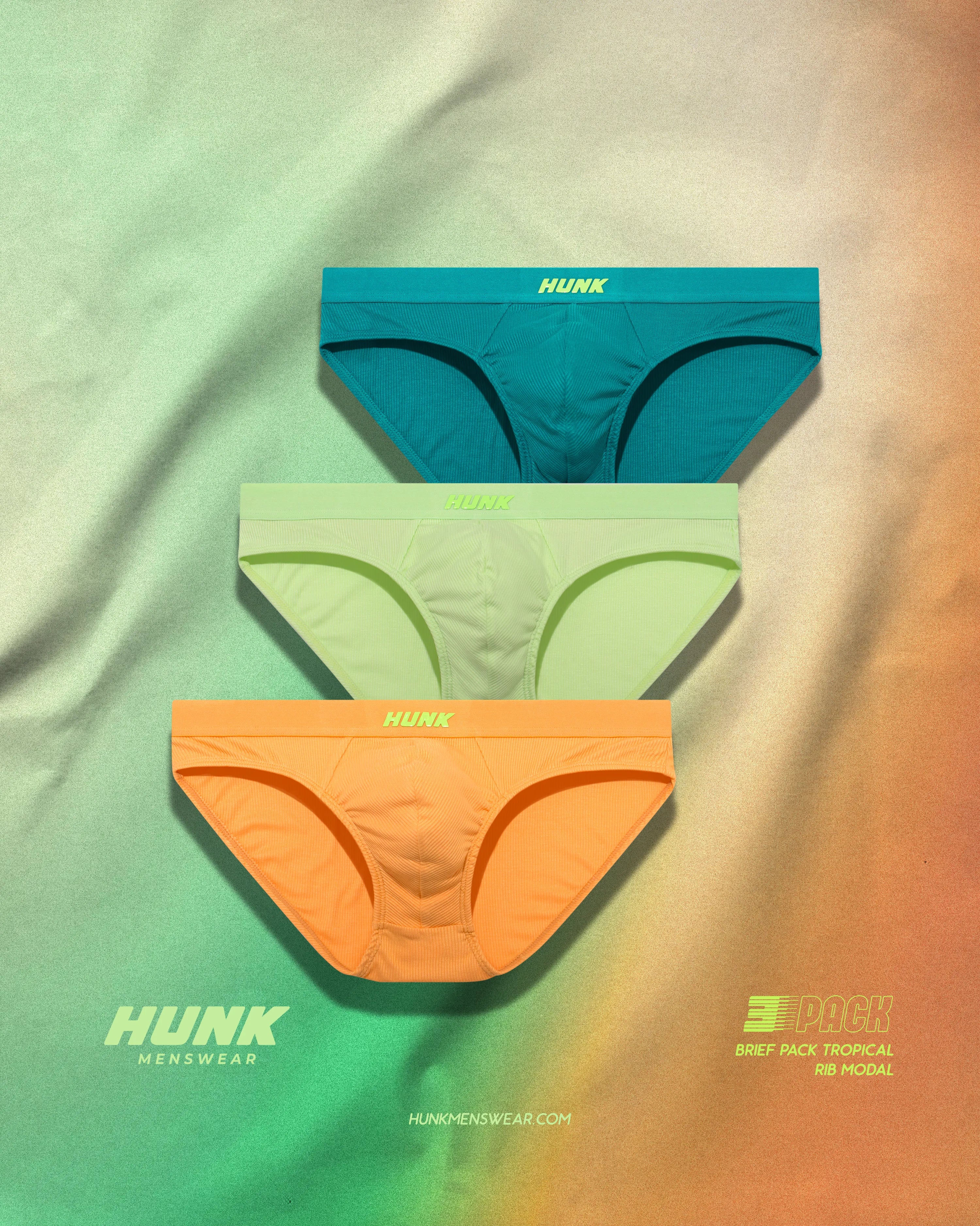 3-Pack Briefs Tropical