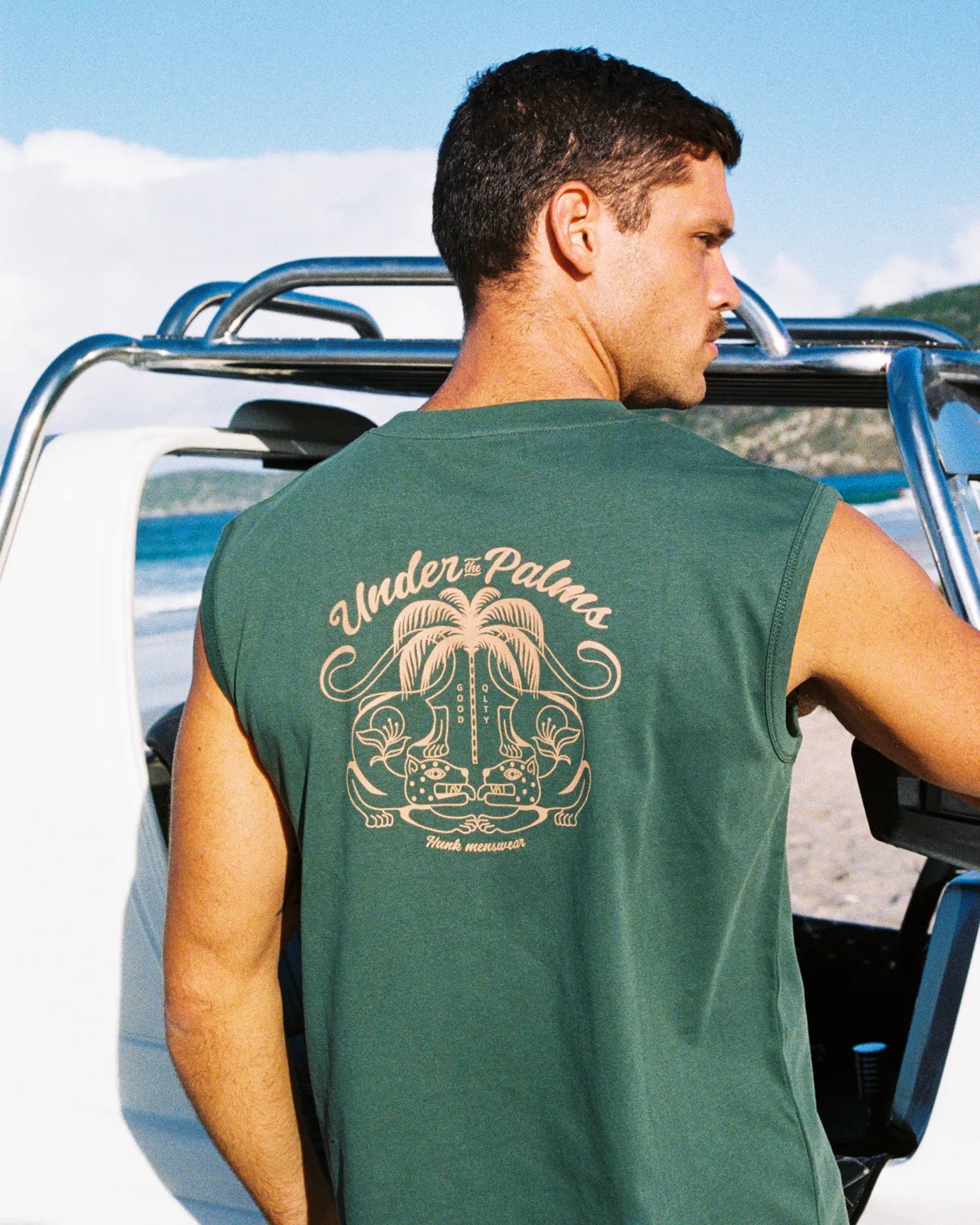 Camiseta Tank Green Coast