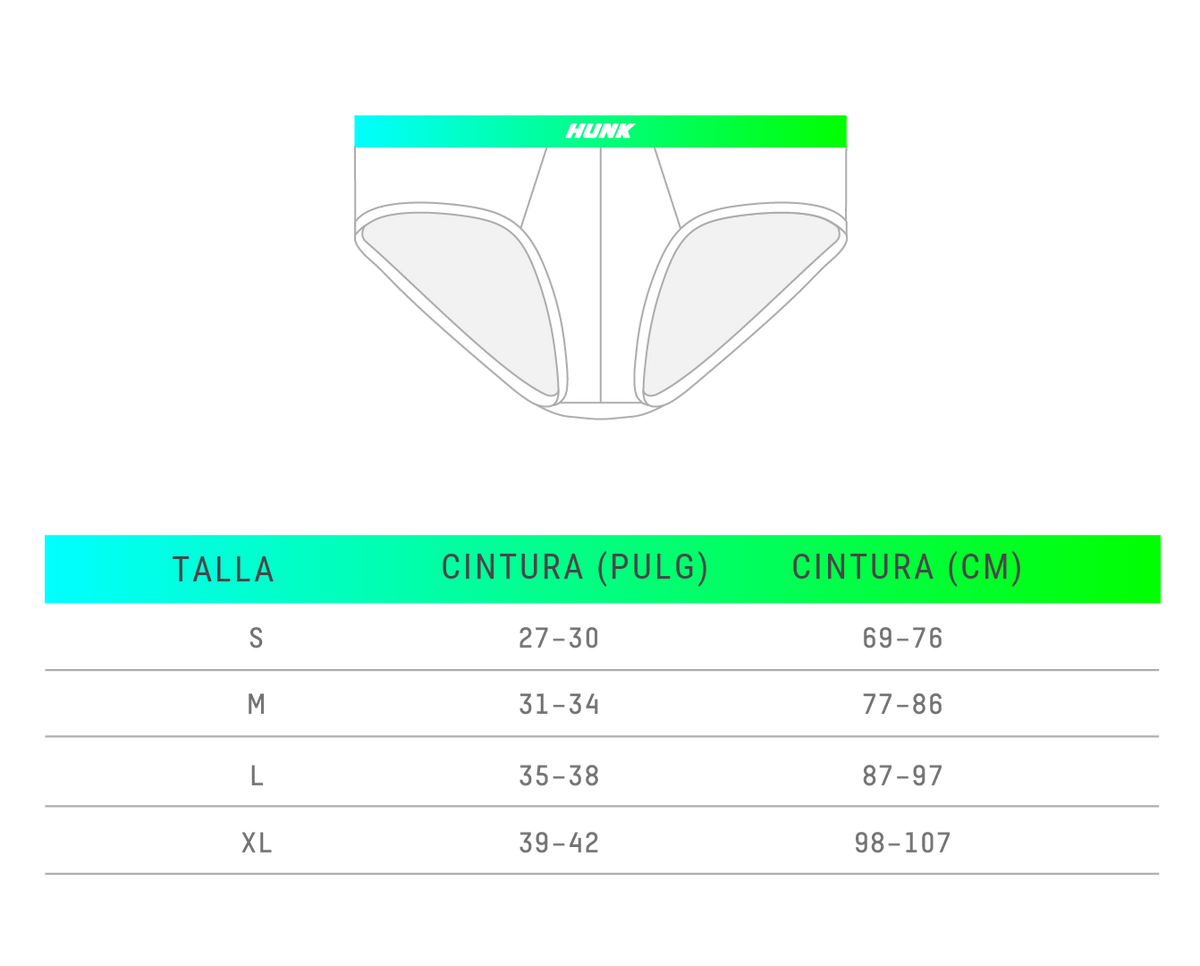 Tabla de tallas: 3-Pack Briefs