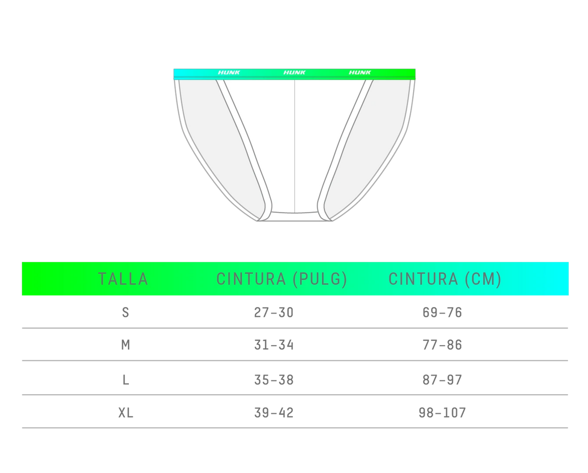 Tabla de tallas HUNK