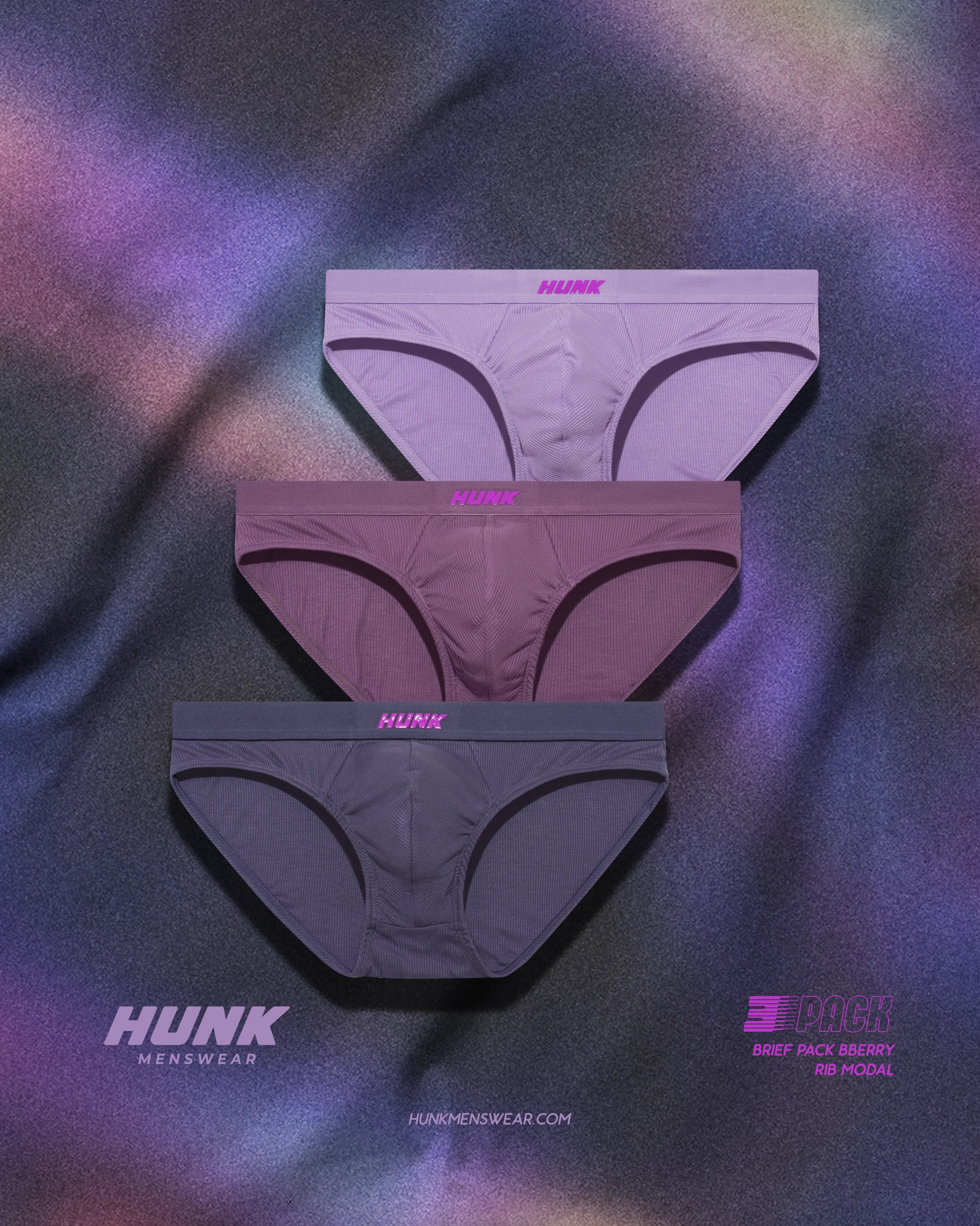 3-Pack Briefs Berry
