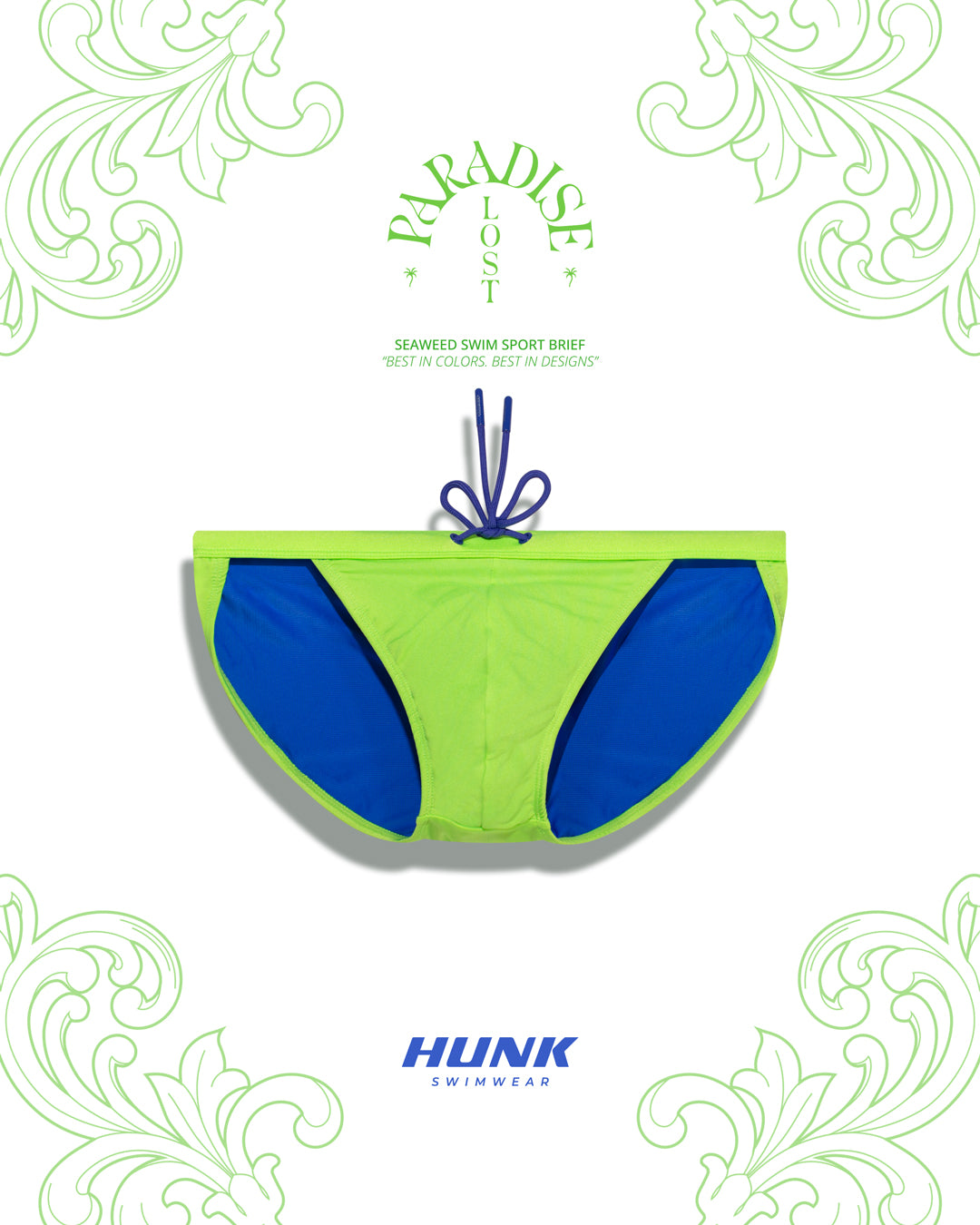 Bañador Sport Brief Seaweed